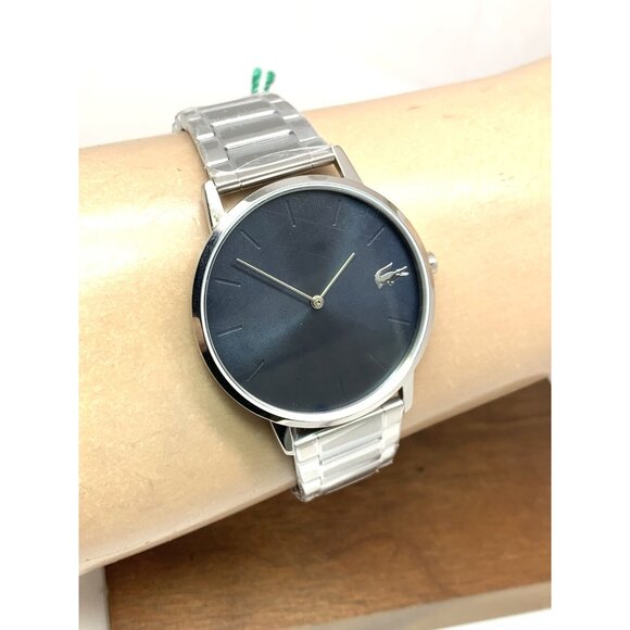 Lacoste Men's Watch 2011305 Quartz Blue Dial Silver Stainless Steel 40mm - Picture 10 of 13